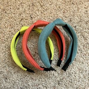 Colorful Knotted Headband Set